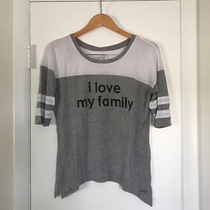 Peace Love World “I Love My Family” Shirt